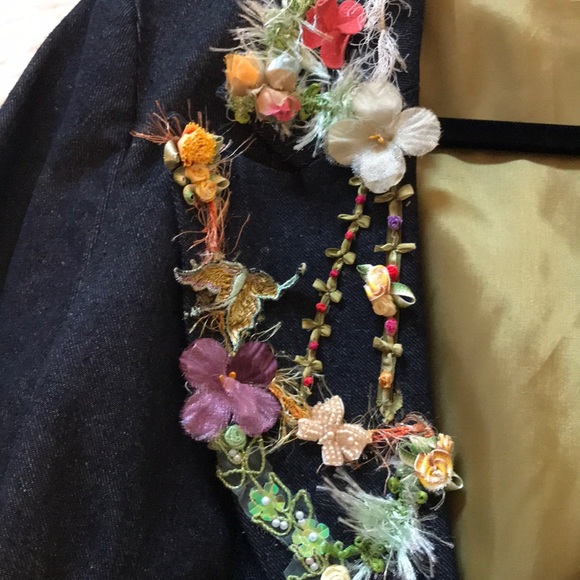 Mary Frances embellished denim jacket - Picture 4 of 5